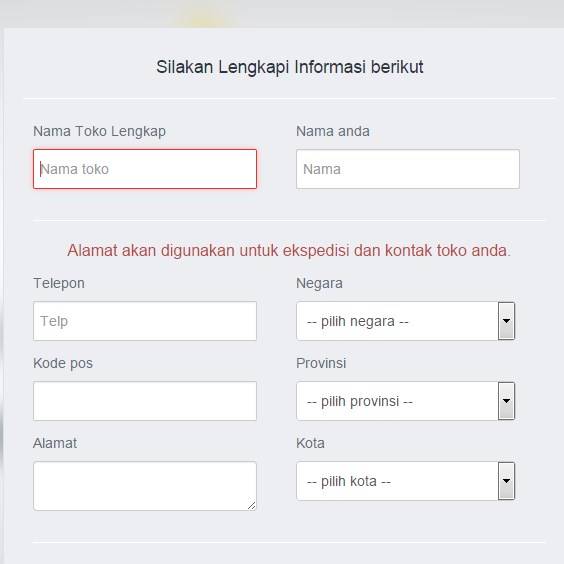 Memasukan informasi data dengan mudah 