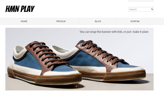 Tampilan situs toko online yantg saya buat di Jarvis Store dengan Singkat