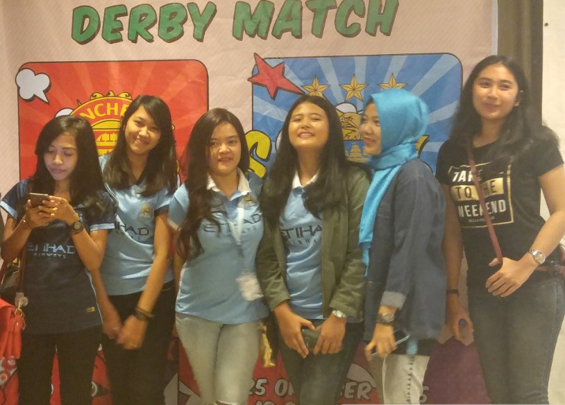 wah ada mojang bandung yang fans manchester city 