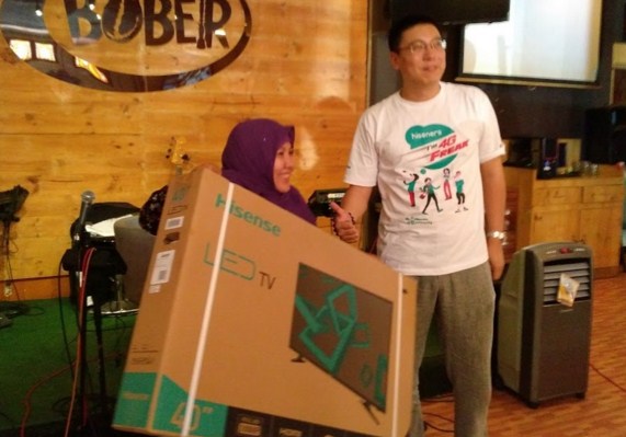 Menang undian ini bukanlah keberuntungan tetapi rejeki yang dititipkan Tuhan dengan cara lain