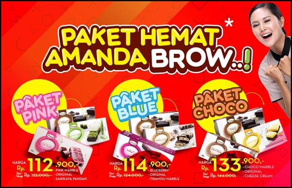 Paket Hemat Amanda Brow