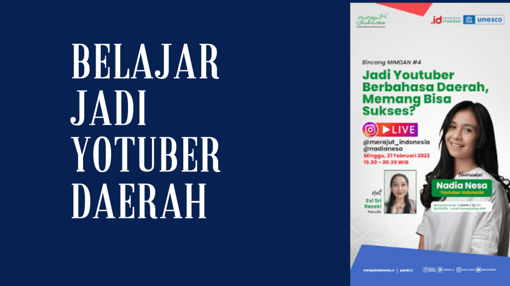 belajar jadi youtuber daerah